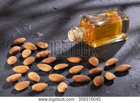 Almond Oil In A Bottle - Prunus Dulcis