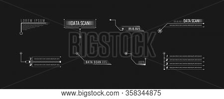 Callout, Headers Vector Illustration. Callout, Headers For Infographics, Advertising, Video Producti