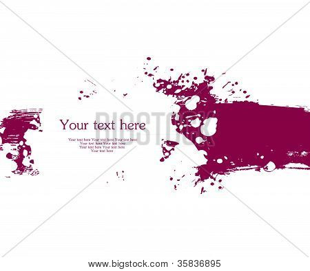 Illustration vectorielle Splash bannières densemble