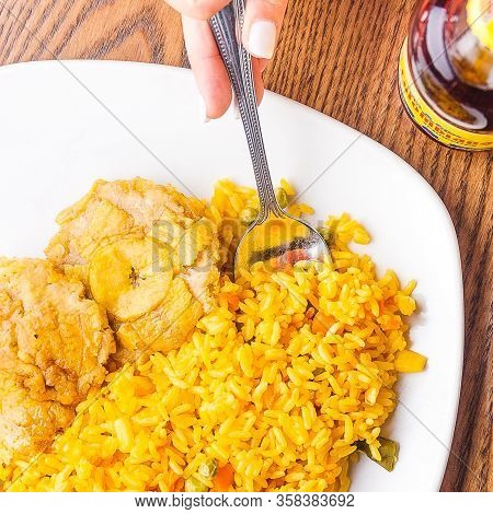 Colombian Rice And Chicken Dish