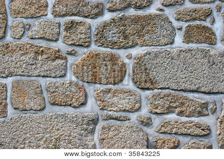 Wall Of Granite Stone