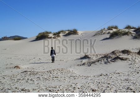 View Of The White Dunes Of Arenas Beach, Teulada