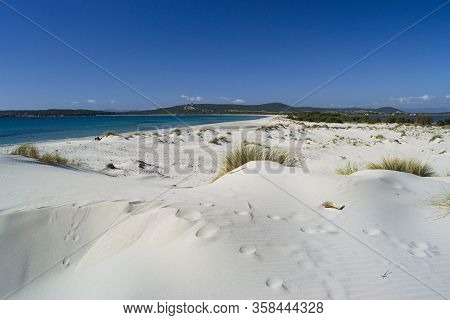 View Of The White Dunes Of Arenas Beach, Teulada