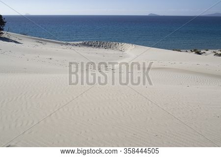 View Of The White Dunes Of Arenas Beach, Teulada