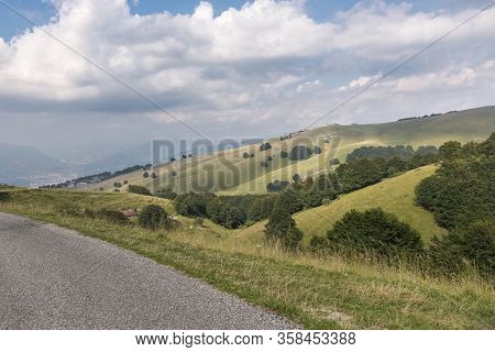 Trekking In Trentino Near Polsa, Rovereto Baldo Mountain