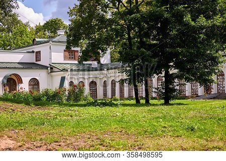 Belarus, Zalesie August 2019. The Building Is An Old Manor Of The Famous Composer Oginsky.