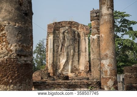 Asia Thailand Sukhothai Wat Chetupon