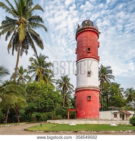 Kannur lighthouse in Kerala state, India