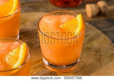 Homemade Frozen Aperol Spritz Slushy
