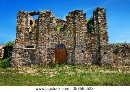 Ukraine, Podgora Village, Ternopil Region, Terebovlya District. Pidhiryan Monastery, Ruins Of Monast
