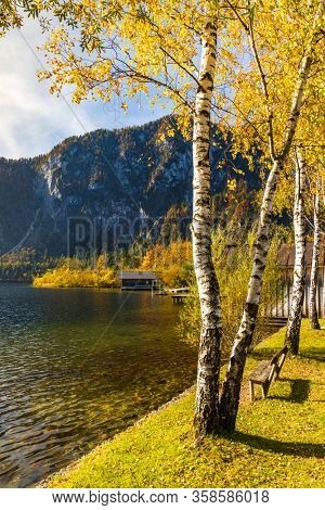 Hallstatter see in Upper Austria, Austria