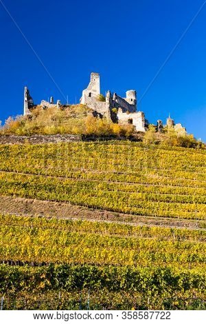 Ruins of Senftenberg, Krems-Land District, Lower Austria, Austria