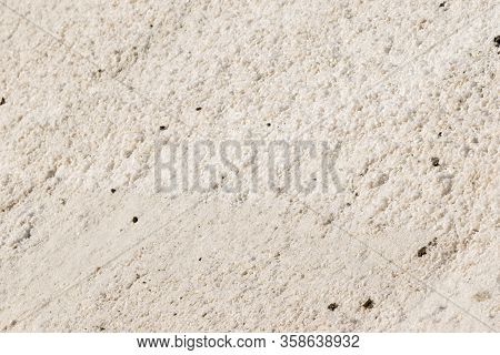 Beige Sea Salt Background In Evaporation Pond In Thailand