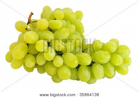Färska gröna vindruvor