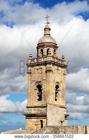 Santa Maria Church (iglesia De Santa Maria La Mayor) Bell Tower, Medina Sidonia, Cadiz Province; And
