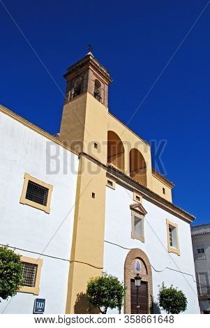 View Of San Cristobal Convent, Medina Sidonia, Medina Sidonia, Cadiz Province; Andalucia, Spain