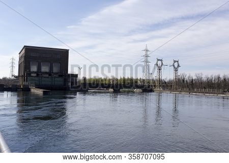 A View Of Tornavento Hydroelectric Power Plant