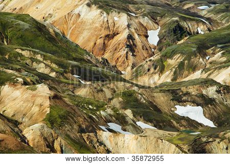 Landmannalaugar góry, Islandia