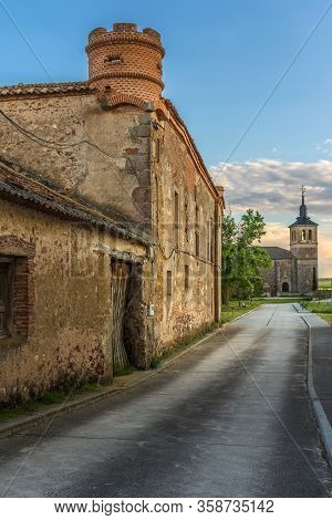 Osorio Palace In The Foreground, Its Construction Dates From The Mid-fifteenth Century, In The Backg