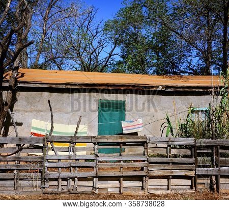 Historic House Dating Back To 1902 Is Located In Village Of Cerrillos, New Mexico Off Of The Turquoi