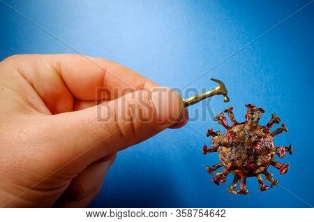Too Little Too Late Underestimated Coronavirus Reaction Concept With Tiny Hammer