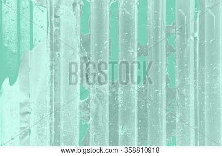Abstract Turquoise, Green And Grey Colors Background For Design.