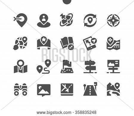 Navigation Well-crafted Pixel Perfect Vector Solid Icons 30 2x Grid For Web Graphics And Apps. Simpl