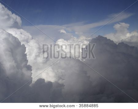 Ã¼ber dramatische Wolken und Himmel