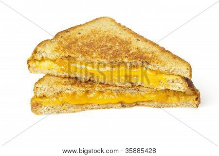 Traditional Homemade Grilled Cheese Sandwich