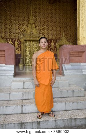 Buddhistic rahip, Luang Prabang, Laos
