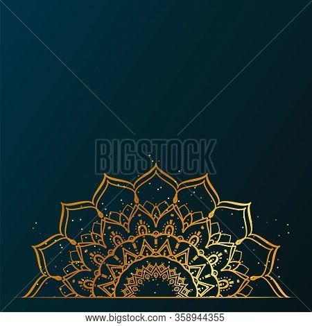 Luxury Mandala Background For Book Cover, Wedding Invitation, Or Other Project.