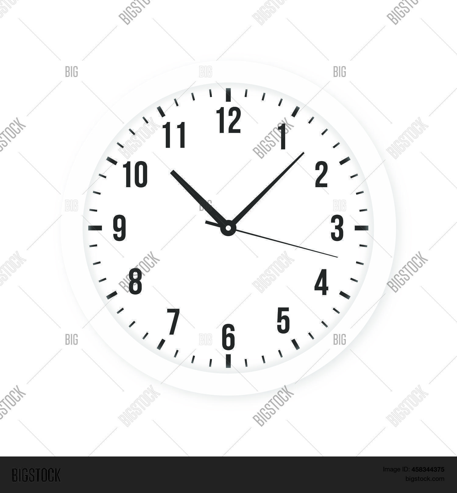 Modern Clock Arabic Vector & Photo (Free Trial) Bigstock