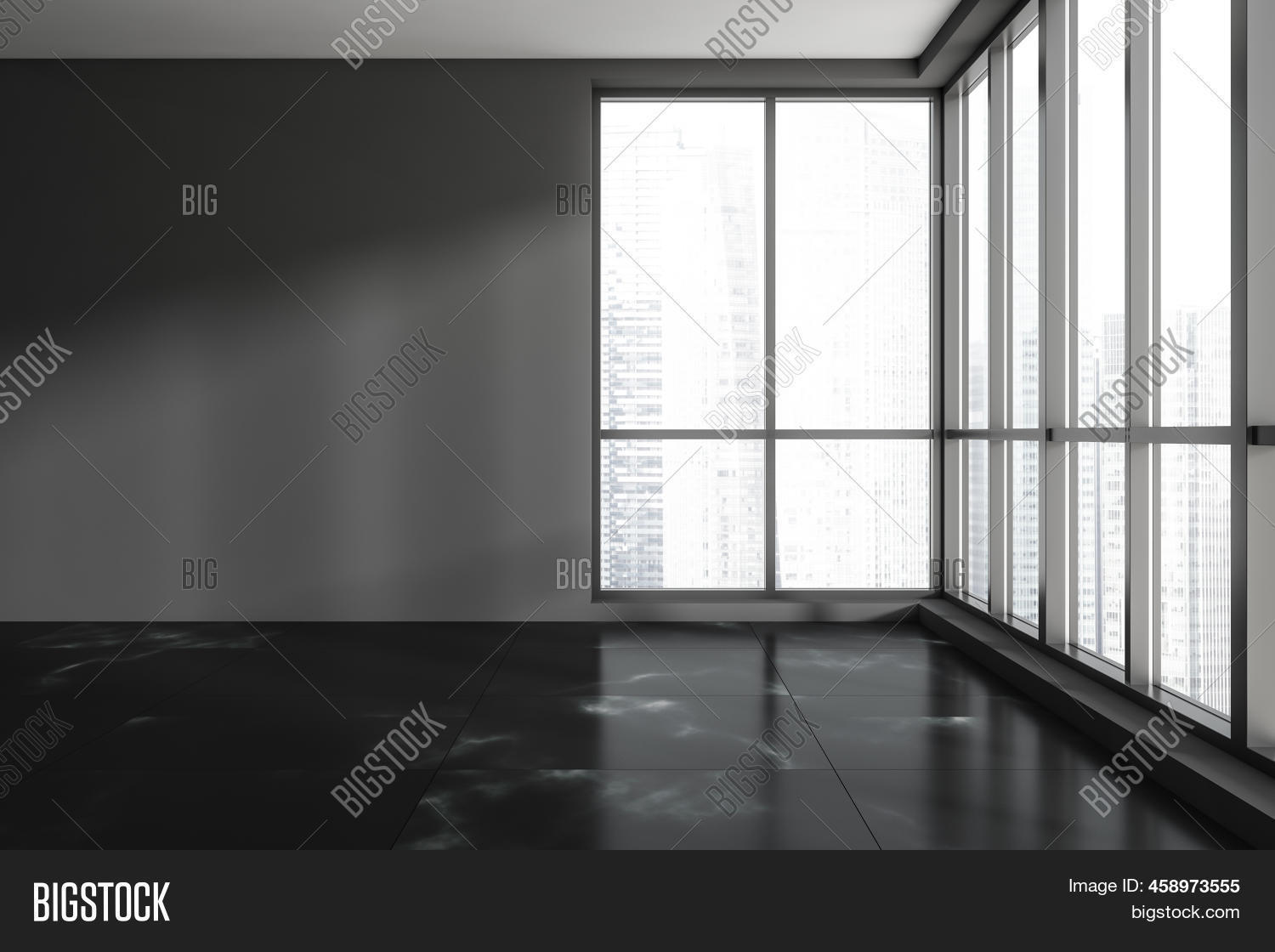 Dark Empty Office Room Image & Photo (Free Trial) Bigstock