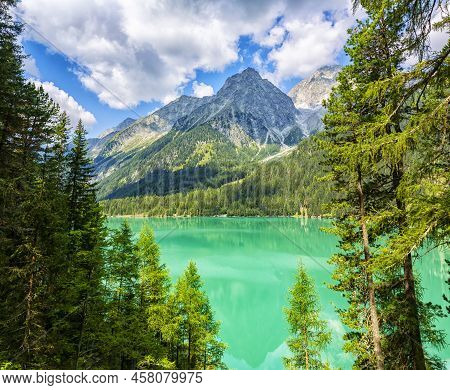 Lake Antholz, A Beautiful Lake In South Tyrol