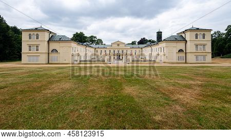 Lázně Kynžvart, Czech Republic / Karlovy Vary Region - 06 24 2022: Kynzvart Castle