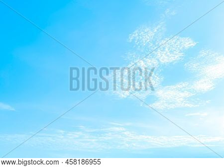 Abstract Cloudy Background, Beautiful Natural Streaks Of Sky And Clouds, Beautiful Natural Landscape