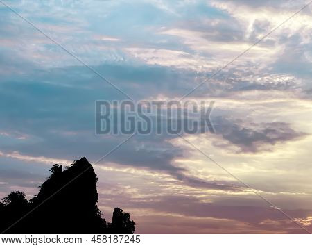 Abstract Cloudy Background, Beautiful Natural Streaks Of Sky And Clouds, Beautiful Natural Landscape