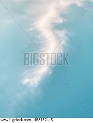 Abstract Cloudy Background, Beautiful Natural Streaks Of Sky And Clouds, Beautiful Natural Landscape