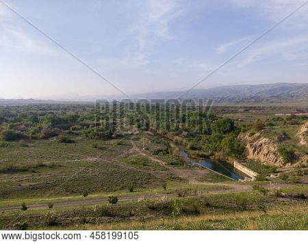 Eco Travel In Georgia In Green Fields And Mountains Tourism