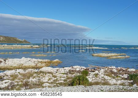 Kaikoura Coastal Views From End Of Fyffe Quay New Zealand