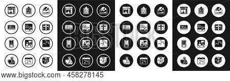 Set Stocks Market Growth Graphs, Failure Stocks, Sell Button, Website With, Stacks Paper Money Cash,