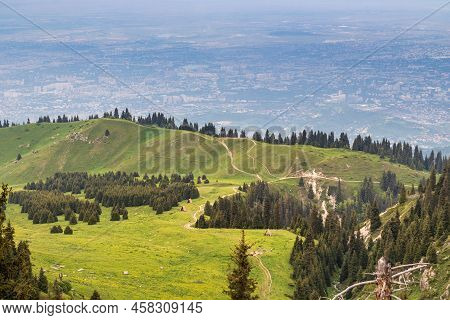 Kok-zhailau Is A Tract On The Territory Of The Ile-alatau National Natural Park, 10 Km From Almaty I
