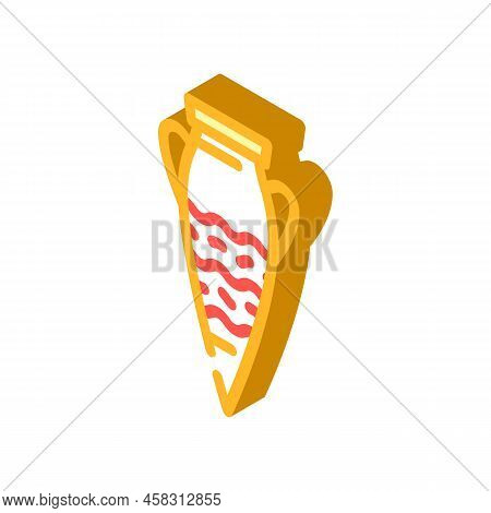Earthenware Amphora Isometric Icon Vector. Earthenware Amphora Sign. Isolated Symbol Illustration