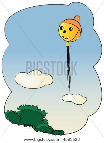 Ballon mit hat.eps