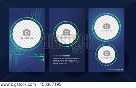 Webinar Social Media Story Template Design Layout