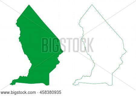 Macurure Municipality (bahia State, Municipalities Of Brazil, Federative Republic Of Brazil) Map Vec