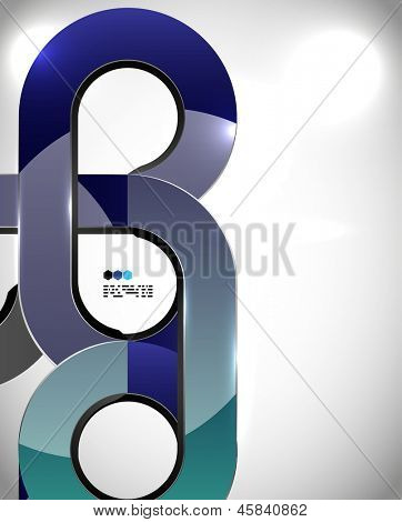 Aabstract redemoinho techno projeto da forma