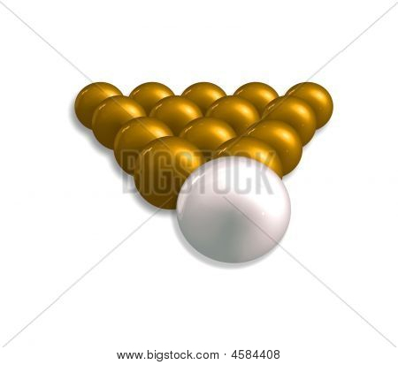 Billard d'or