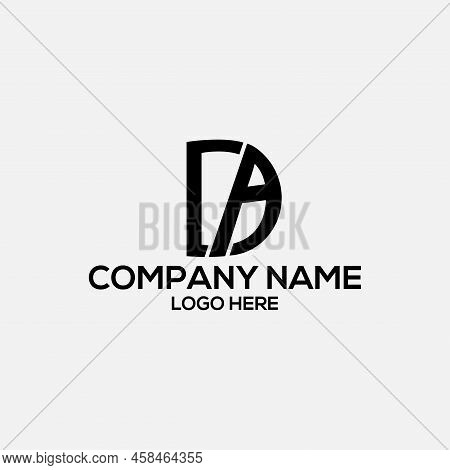 Initial Ad Da Modern Monogram And Elegant Logo Design  Template Vector Illustration
