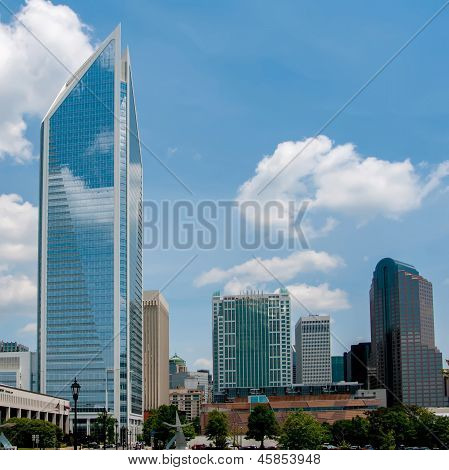 Uptown Charlotte, North Carolina Cityscape